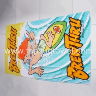 printed beach towel