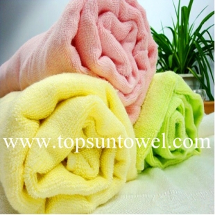 100% bamboo fiber bath towel