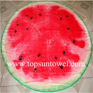 round beach towel