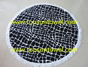 round beach towels