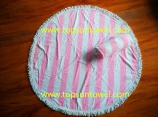 round beach towel