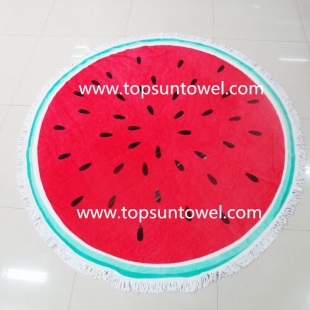 round beach towels