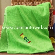 100% cotton bath towel with loop/baby blanket