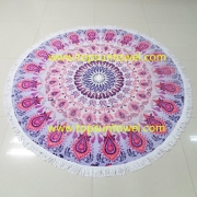 round beach towel