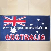 printed beach towel